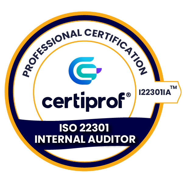 ISO 22301 Internal Auditor Professional Certification (I22301A™)
